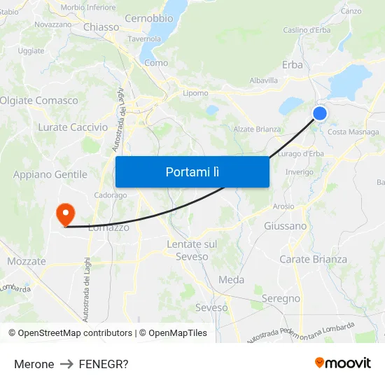 Merone to FENEGR? map
