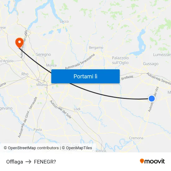 Offlaga to FENEGR? map