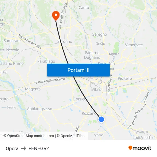 Opera to FENEGR? map