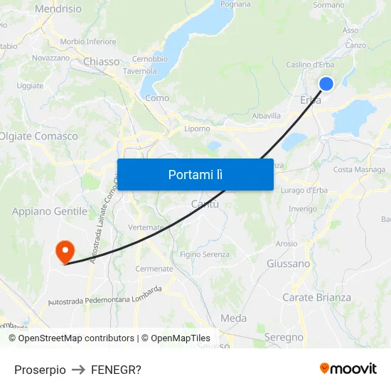 Proserpio to FENEGR? map