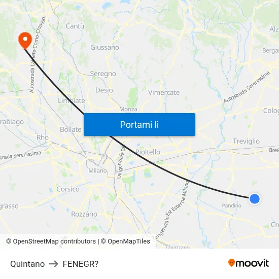 Quintano to FENEGR? map