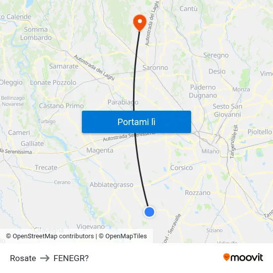 Rosate to FENEGR? map