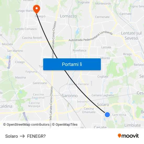 Solaro to FENEGR? map