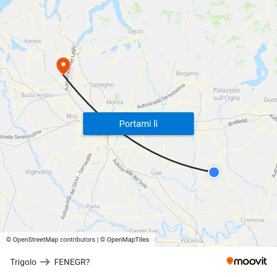 Trigolo to FENEGR? map