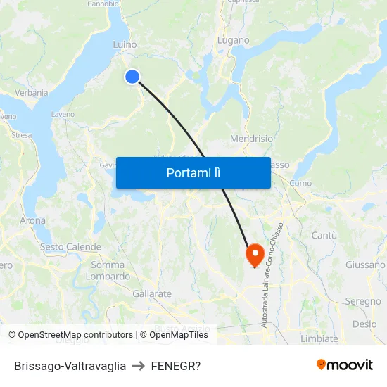 Brissago-Valtravaglia to FENEGR? map