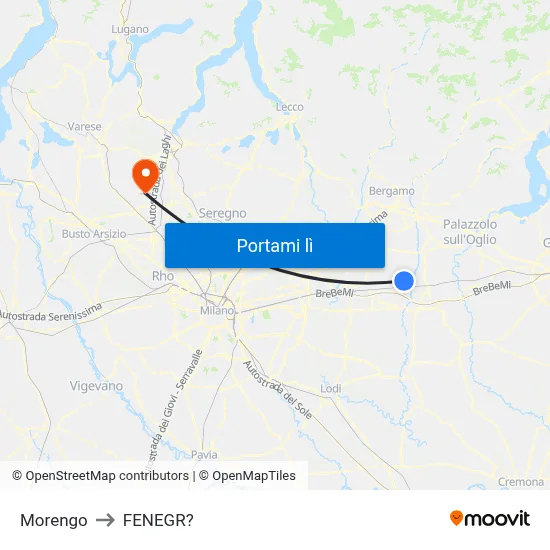 Morengo to FENEGR? map