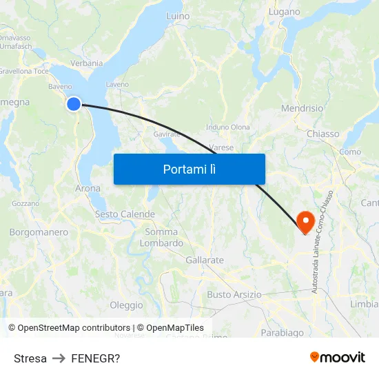 Stresa to FENEGR? map