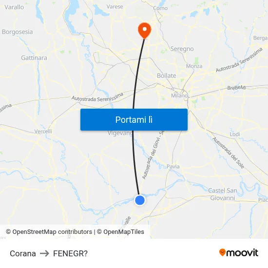Corana to FENEGR? map