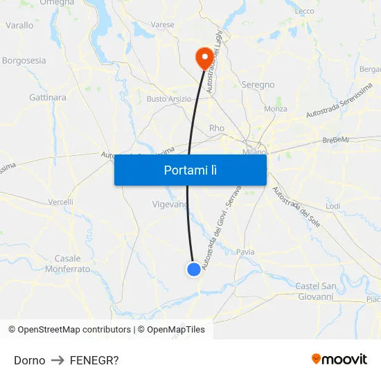 Dorno to FENEGR? map