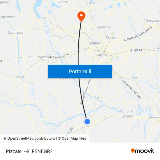 Pizzale to FENEGR? map