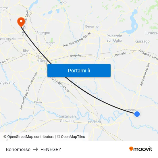 Bonemerse to FENEGR? map
