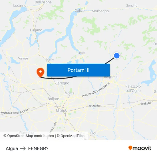 Algua to FENEGR? map