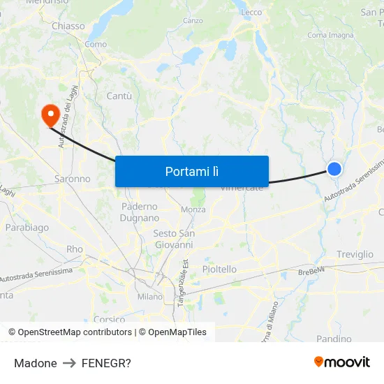 Madone to FENEGR? map