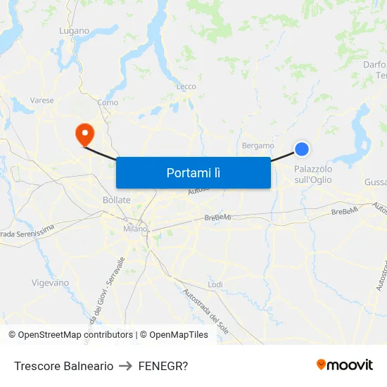 Trescore Balneario to FENEGR? map