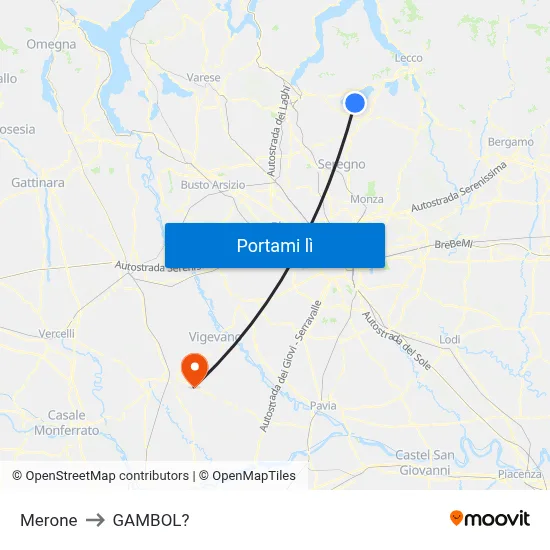 Merone to GAMBOL? map
