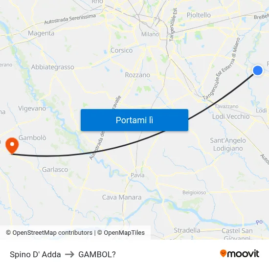 Spino D' Adda to GAMBOL? map