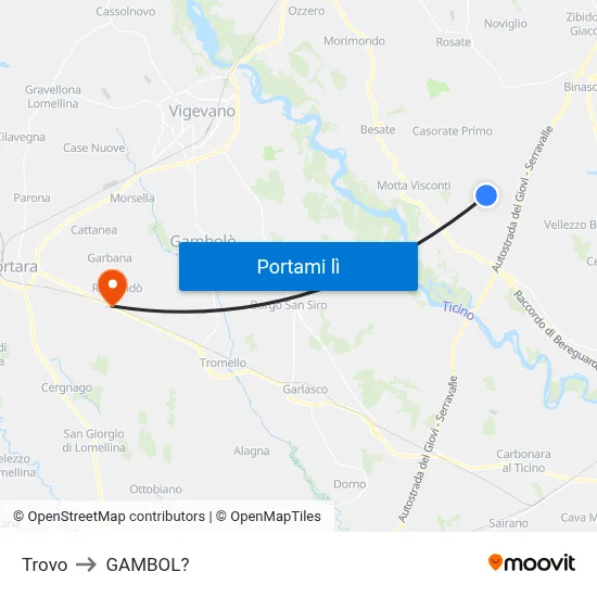 Trovo to GAMBOL? map