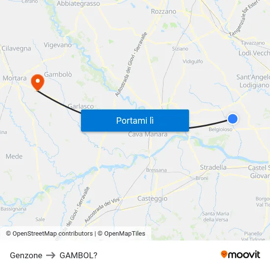Genzone to GAMBOL? map