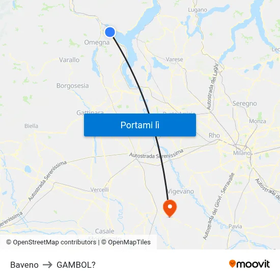 Baveno to GAMBOL? map