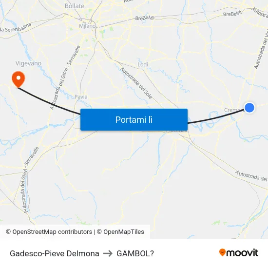 Gadesco-Pieve Delmona to GAMBOL? map