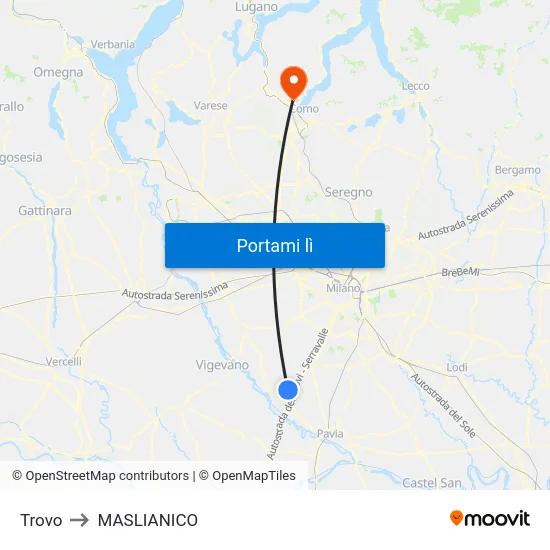 Trovo to MASLIANICO map