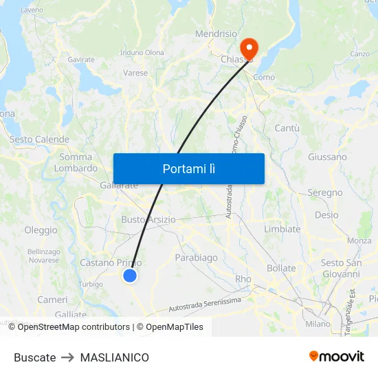 Buscate to MASLIANICO map