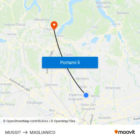 MUGGI? to MASLIANICO map