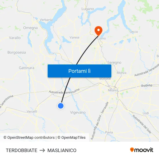 TERDOBBIATE to MASLIANICO map