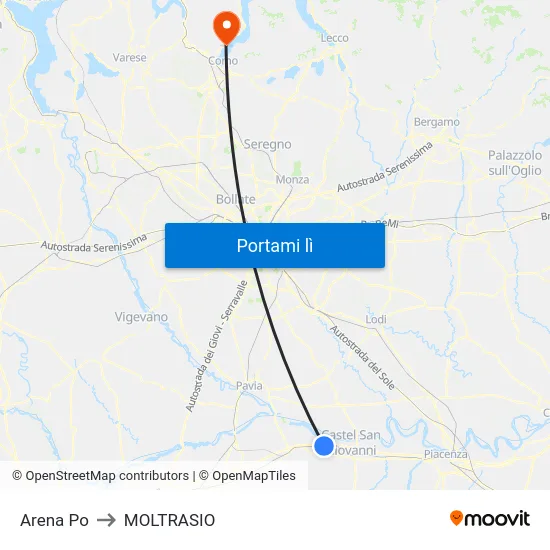 Arena Po to MOLTRASIO map