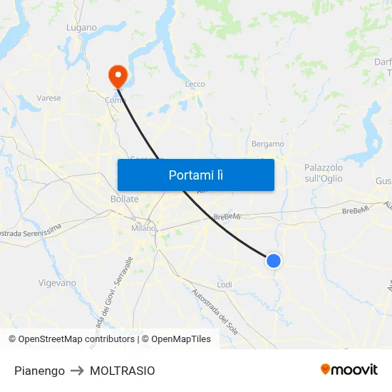 Pianengo to MOLTRASIO map