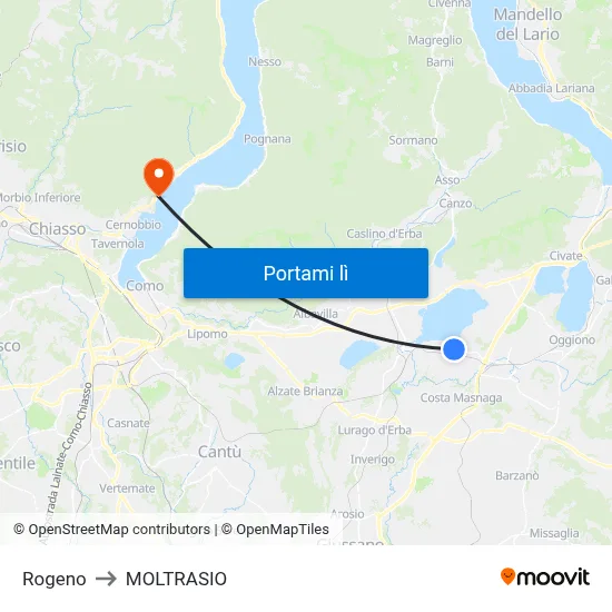 Rogeno to MOLTRASIO map