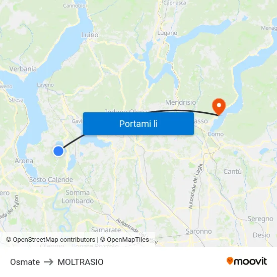 Osmate to MOLTRASIO map