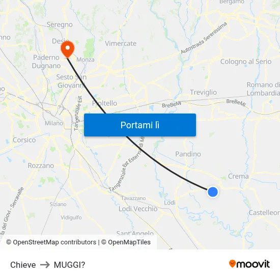 Chieve to MUGGI? map
