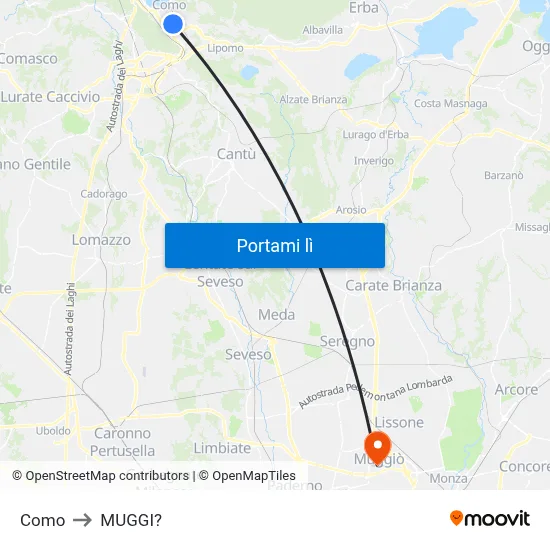 Como to MUGGI? map