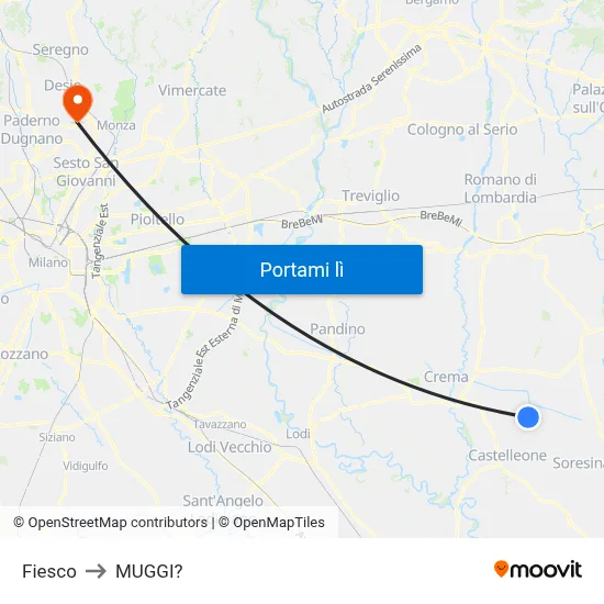 Fiesco to MUGGI? map