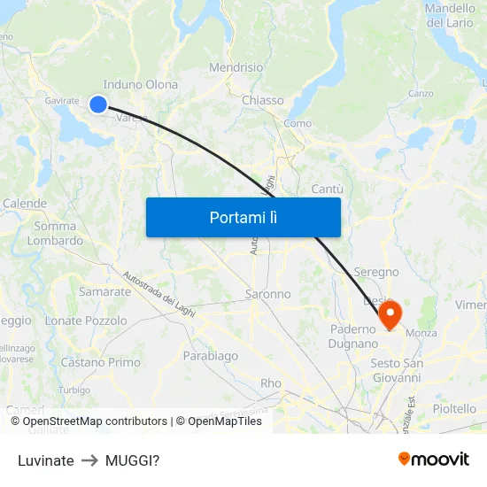 Luvinate to MUGGI? map