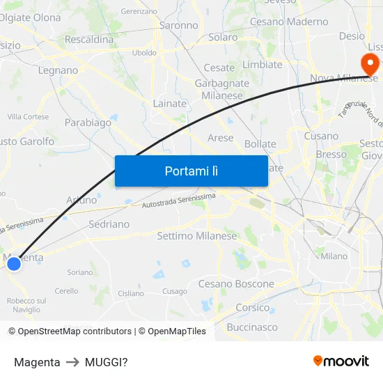 Magenta to MUGGI? map