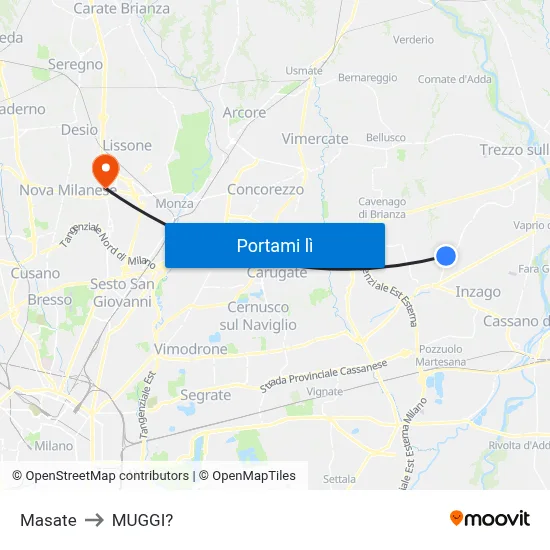 Masate to MUGGI? map