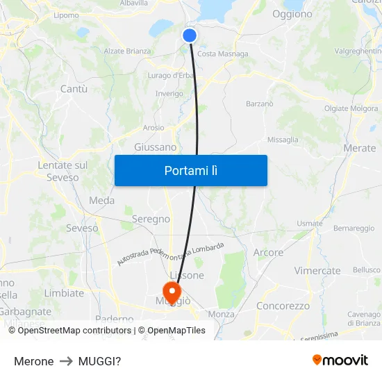 Merone to MUGGI? map