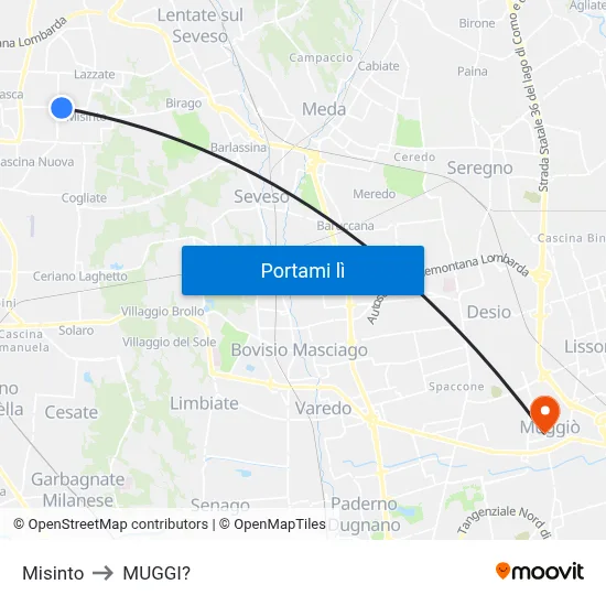 Misinto to MUGGI? map