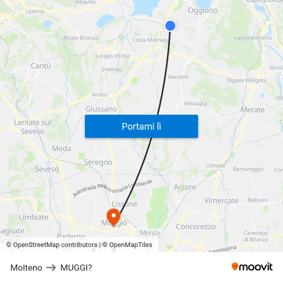 Molteno to MUGGI? map