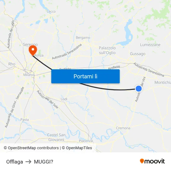 Offlaga to MUGGI? map