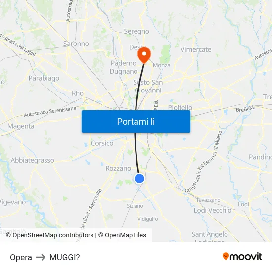 Opera to MUGGI? map
