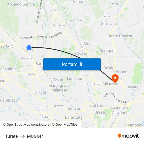 Turate to MUGGI? map