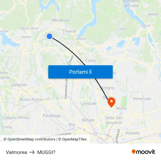 Valmorea to MUGGI? map