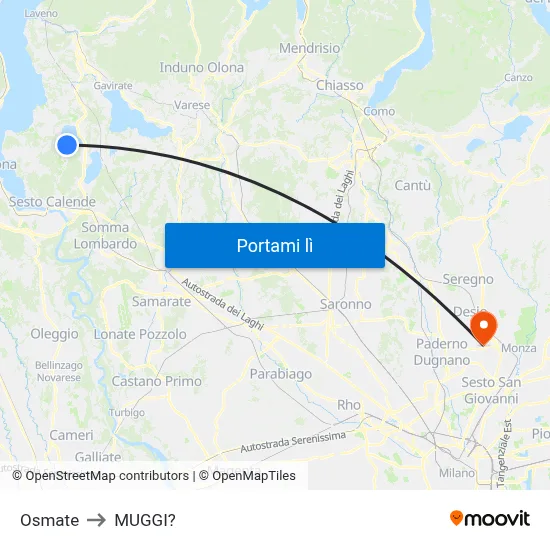 Osmate to MUGGI? map