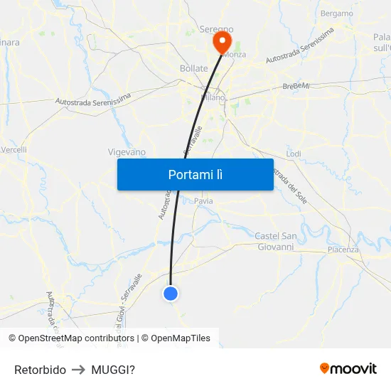 Retorbido to MUGGI? map