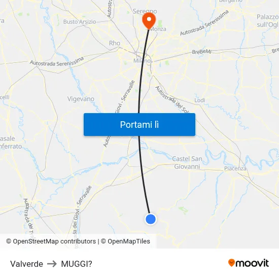 Valverde to MUGGI? map