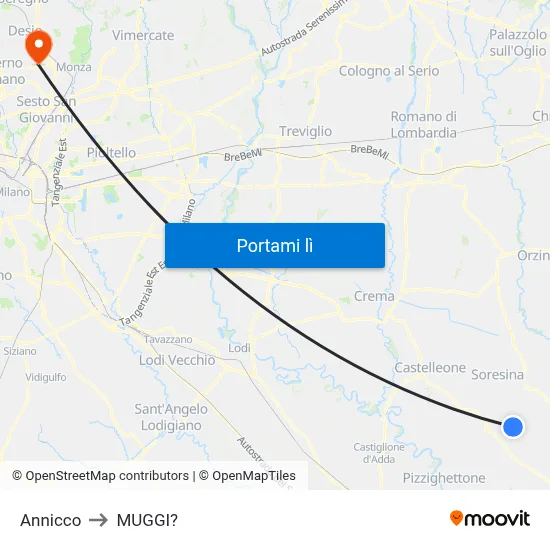 Annicco to MUGGI? map