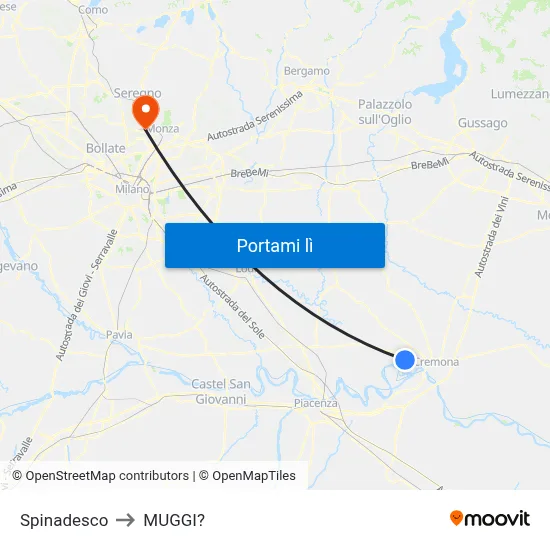 Spinadesco to MUGGI? map